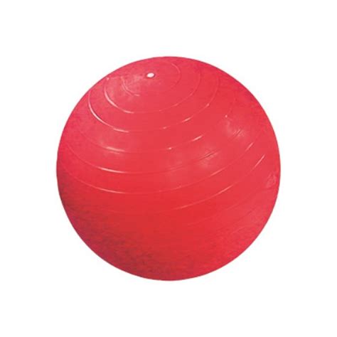 Cando Inflatable Exercise Ball Super Thick Red 30 Inches