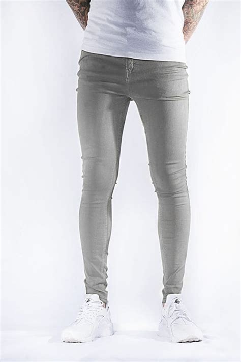 Ice Grey Super Skinny Men’s Jeans - Empire Jeans