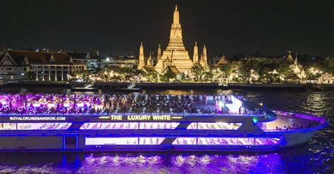 luxury white dinner cruise aticonsiam
