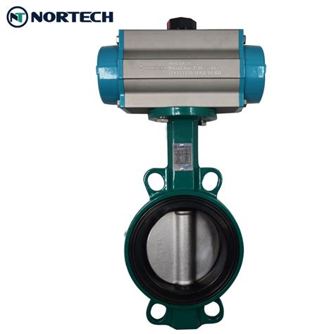 China High Quality Pneumatic Butterfly Valve Wafer Type China Factory