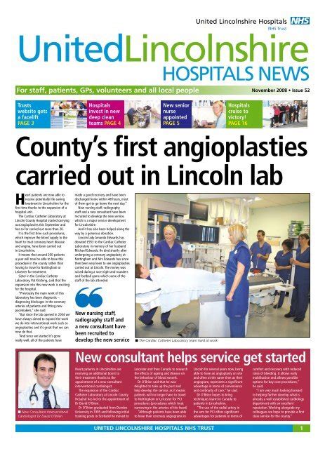 Hospitals News United Lincolnshire Hospitals Nhs Trust