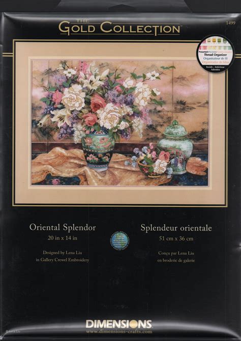 Dimensions Oriental Splendor Counted Cross Stitch Kit 01499