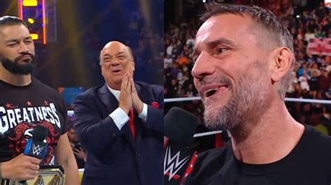 Cm Punk Sends A Message To Paul Heyman After Wwe Hall Of Fame Induction