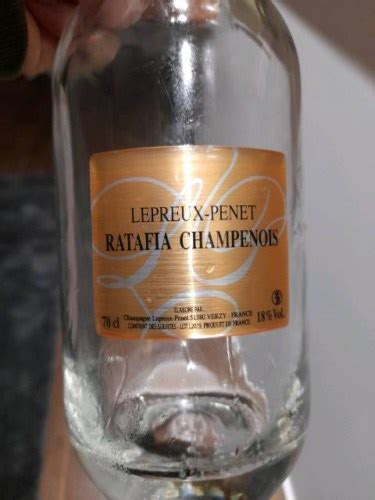 Lepreux Penet Ratafia De Champagne Vivino Us