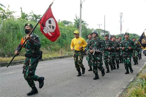 Yonif Para Raider 305 Kostrad Melaksanakan Rangkaian Tradisi Masuk