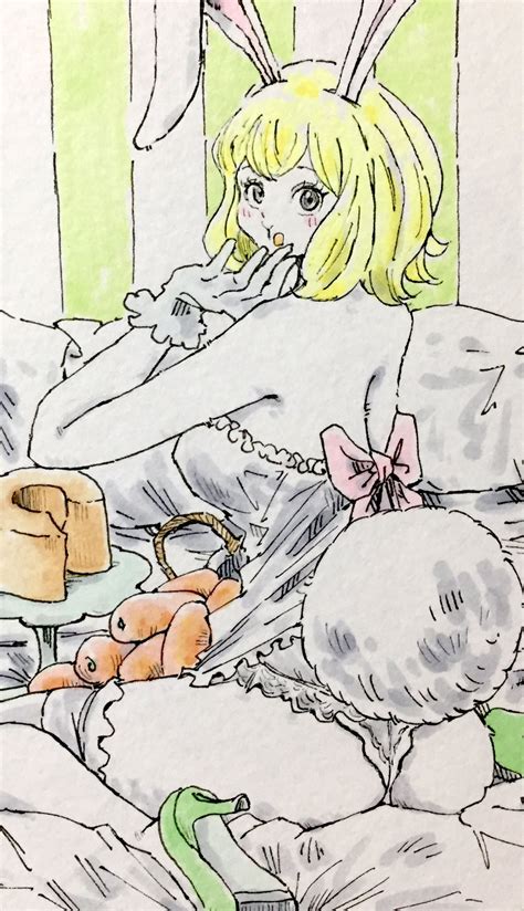 Gamenamepuipui Carrot One Piece One Piece Highres Ass Bed Blonde Hair Blush Carrot