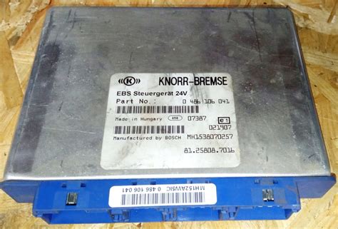 Sterownik EBS Bosch Knorr Bremse MAN 81258087016 6978403760