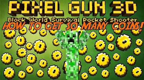 How To Get So Many Coins In Pixel Gun D Youtube