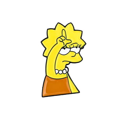 The Simpsons Cartoon Enamel Pins Cute Brooch Lapel Badges | Simpson ...