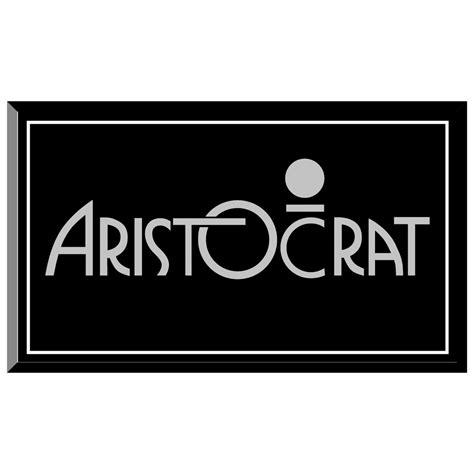 Aristocrat Logo Black And White Brands Logos