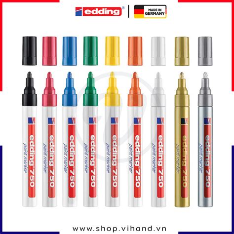 Bút sơn công nghiệp cao cấp Edding 750 Paint Marker Ngòi 2 0mm