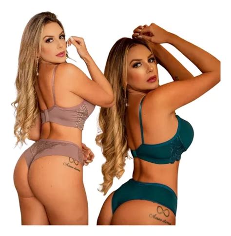 Novo Kit Lingerie De Luxo E Sensual Kits 10 Conjuntos