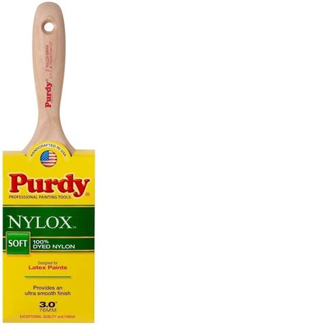 Purdy Nylox Swan 3 In Nylon Flat Paint Brush At