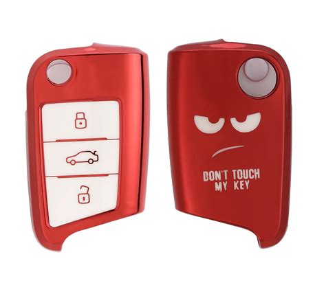 JVCV TPU Car Key Cover Compatible With Skoda Kushaq Octavia Kodiaq