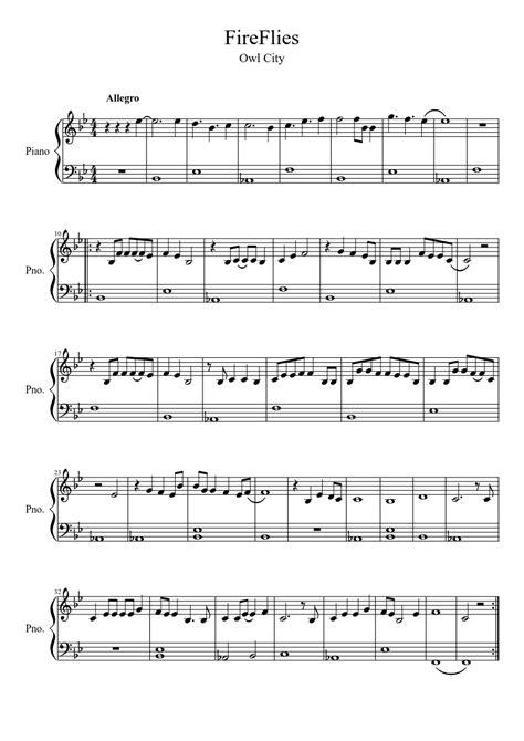 26++ Fireflies piano sheet music pdf ideas in 2021 · Music Note Download