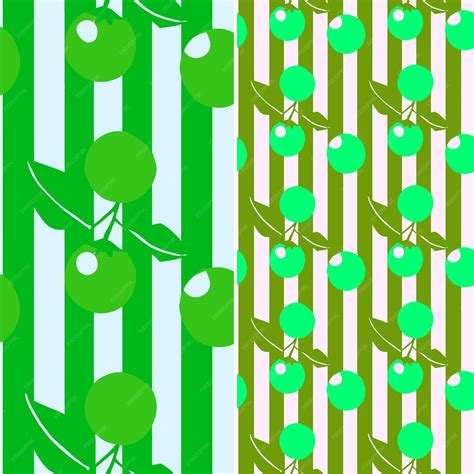 Premium PSD | The green and white striped wallpaper is a pattern with ...