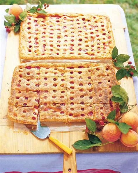 Peach Raspberry Slab Pie Recipe Martha Stewart