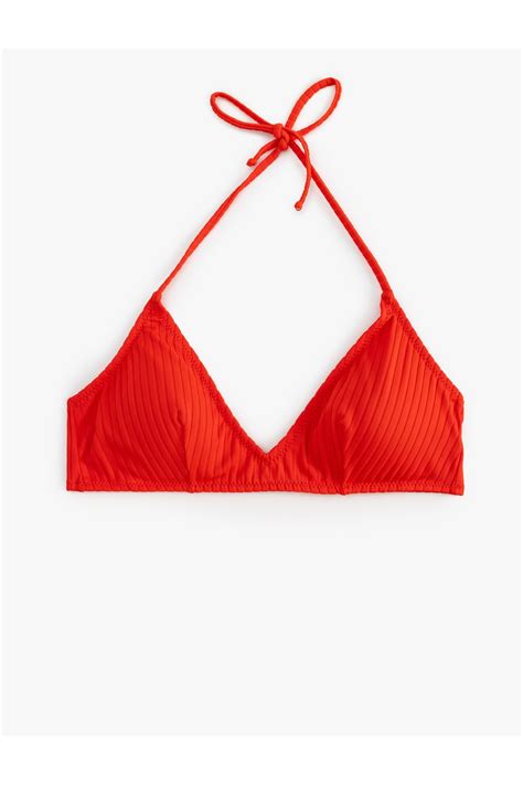 Koton Astarl V Yaka Boyundan Ba Lamal Dokulu Bikini St Fiyat Yorumlar