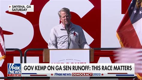 Georgia Gov Kemp Campaigning For Herschel Walker As Runoff Nears Fox