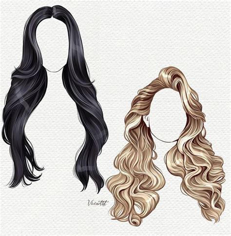 Pin by Dee Carthen on Paper Doll finds | Hair illustration, Drawing ...