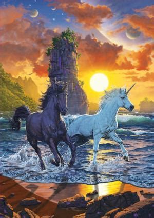 Glimpse Of A Unicorn Anne Stokes Pieces Educa Puzzle Warehouse