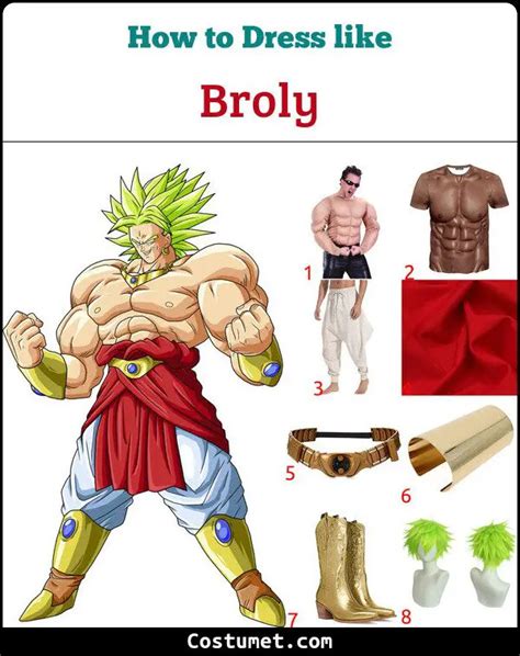 Brolys Costume From Dragon Ball For Halloween