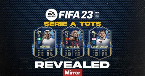 Fifa Serie A Tots Squad Revealed With Victor