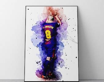 Neymar Junior Poster Football Wall Art Print Ref 352 Etsy