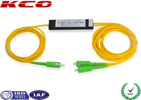 SC APC Single Mode Dual Windows FBT Splitter 1 2 G657A SM Coupler