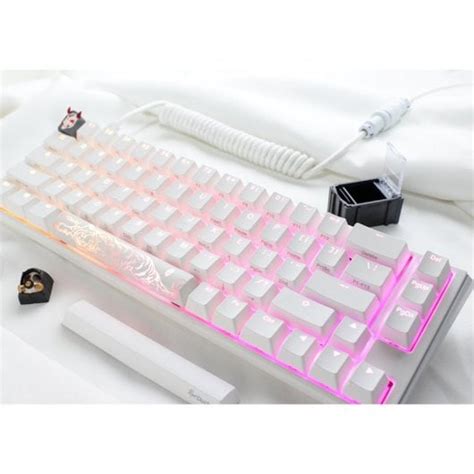 Ducky One Classic Sf Pure White Hot Swappable Mx Red Rgb Pbt