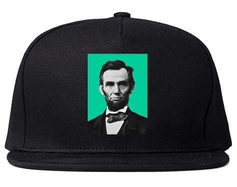 Abraham Lincoln Portrait Mens Snapback Hat Cap – KINGS OF NY