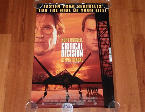 ORIGINAL MOVIE POSTER EXECUTIVE DECISION 1996 UNFOLDED SS ONE SHEET SEAGAL – Boonsart shop