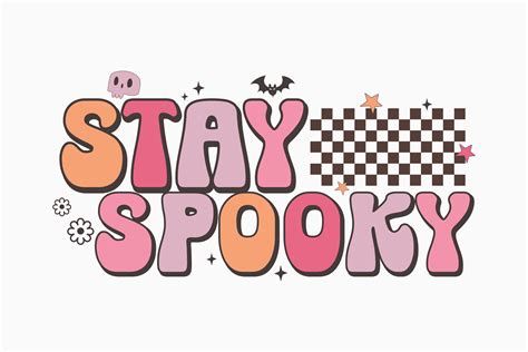 Halloween Stay Spooky Retro Svg Graphic By Svg Box Creative Fabrica