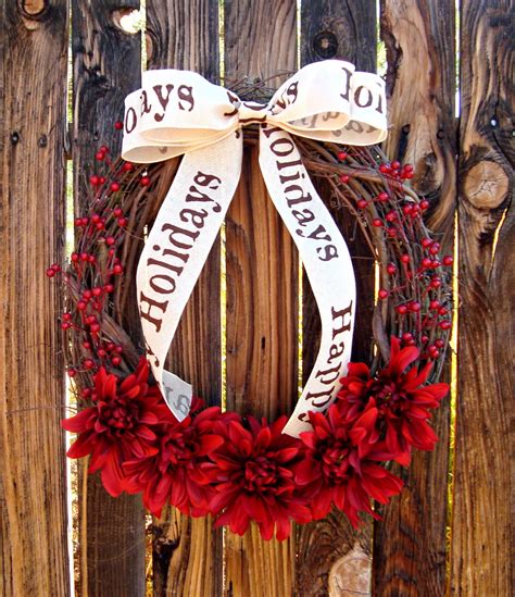 30 Beautiful And Creative Handmade Christmas Wreaths - Style Motivation