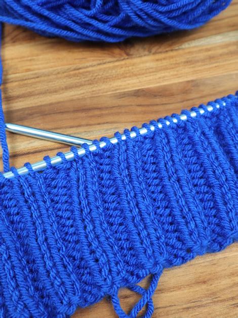 Easy Rib Knit Stitch Tutorial For Beginners Hands That Bless