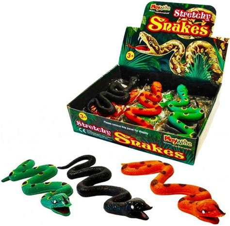 45 Cm Jumbo Super Stretchy Snake Great T Party Toy Uk