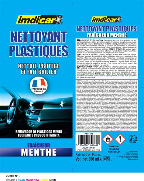 Nettoyant Plastique Menthe Ml Pas Cher Carter Cash