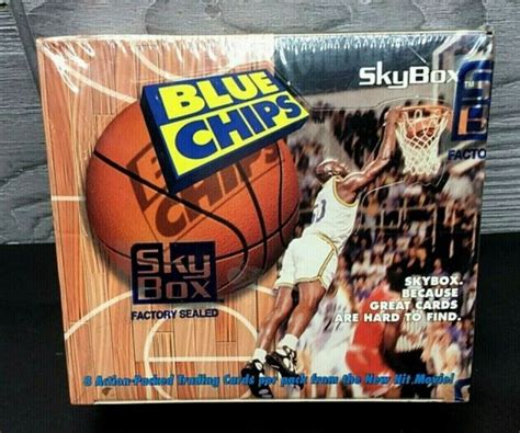 1994 SkyBox Blue Chips Basketball Trading Cards Factory For Sale Online