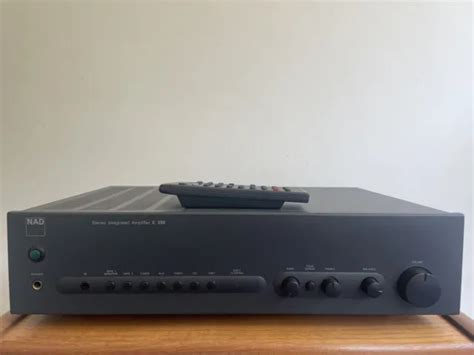 NAD C350 STEREO Integrated Amplifier with original remote. Excellent ...