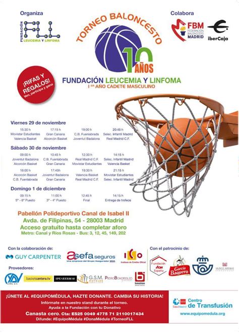 X Torneo Fundaci N Leucemia Y Linfoma Web Oficial Alcorc N Basket