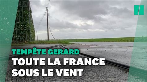 Tempête Gérard des vents à plus de 150 km et au moins 90 000 foyers