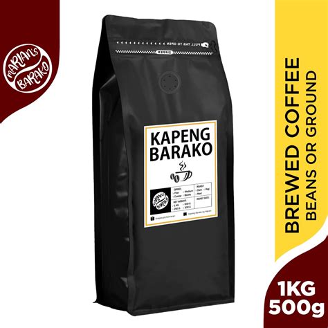 KBM Authentic Batangas Kapeng Barako In Resealable Pouch 1KG 500G