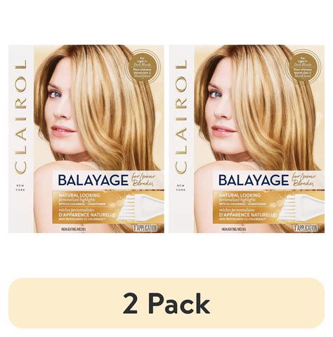 Pack Clairol Balayage Permanent Hair Dye Highlighting Kit Hair Color Balayage Blonde
