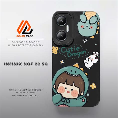 Infinix Hot 20 5G Case Infinix Hot 20 5G Roju Solid Case HP Latest 2023 Softcase Pro