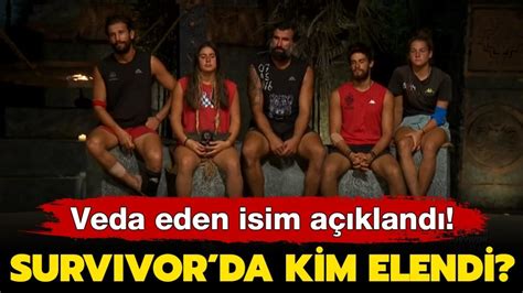 Survivor da elenen isim belli oldu Dün akşam Survivor da kim elendi