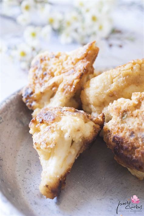 Beignets De Chou Fleur Aux Pices Orientales Et La Coriandre Ou Un