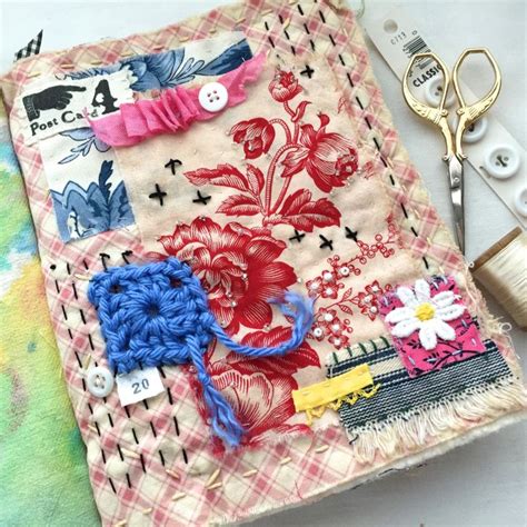 Slow Stitching And Ponderings Patty Radish Fabric Journals Slow