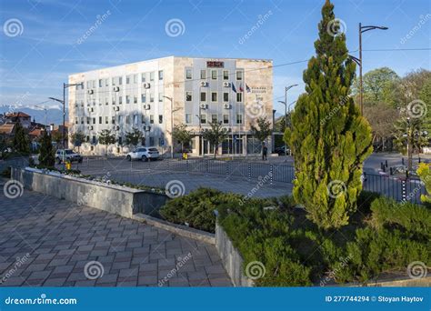 Center of Town of Petrich, Bulgaria Editorial Stock Image - Image of ...