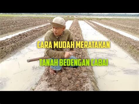 Lahan Baru Cara Meratakan Tanah Bedengan Cabai Yang Mudah YouTube