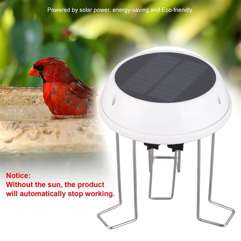 Solar Power Water Agitator For Bird Bath Wiggler Water Wiggle For Bird